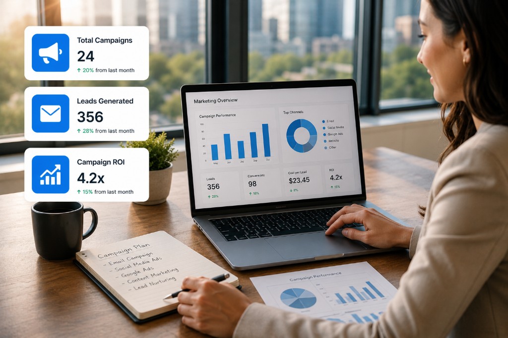 Estactics marketing campaign analytics dashboard