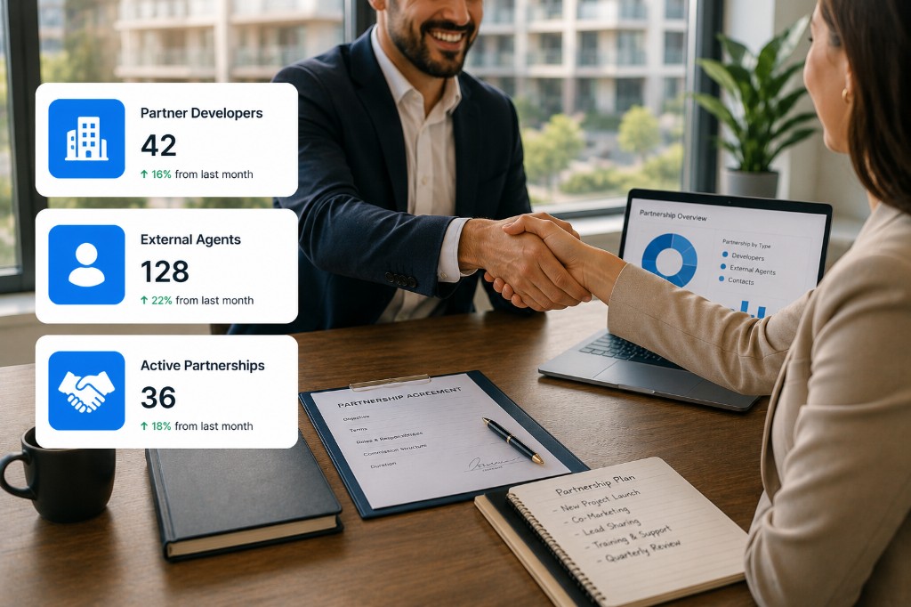 Estactics partnerships management dashboard